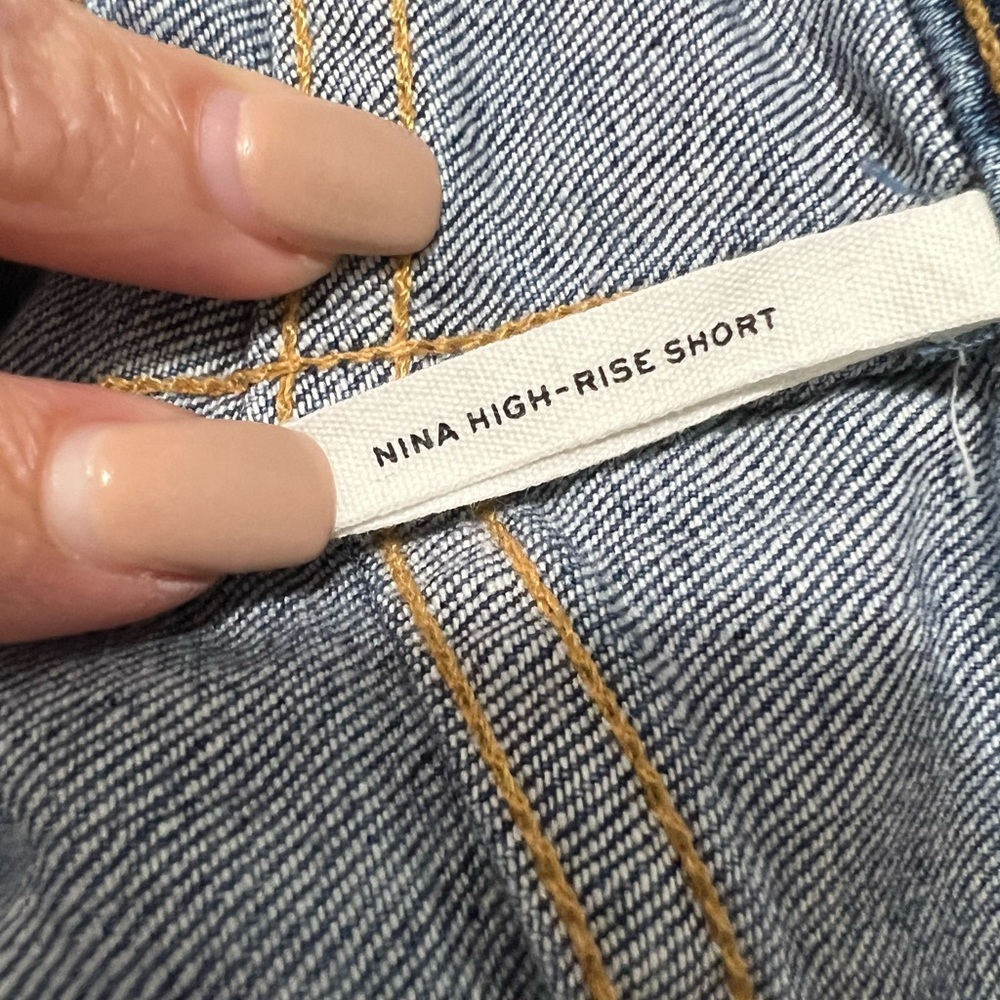 Rag & Bone Nina High-Rise Short - Balboa Size 29 - Picture 8 of 9